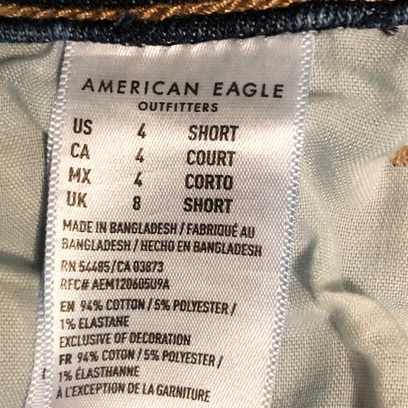American Eagle (AE) Jeans Sz 4 Super Stretch - Picture 6 of 7